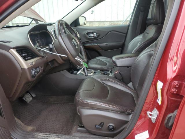 1C4PJMBS4EW214348 - 2014 JEEP CHEROKEE TRAILHAWK RED photo 7