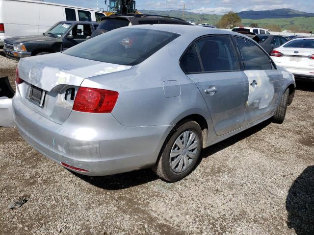 3VW2K7AJ0EM252058 - 2014 VOLKSWAGEN JETTA BASE Gümüş foto 3