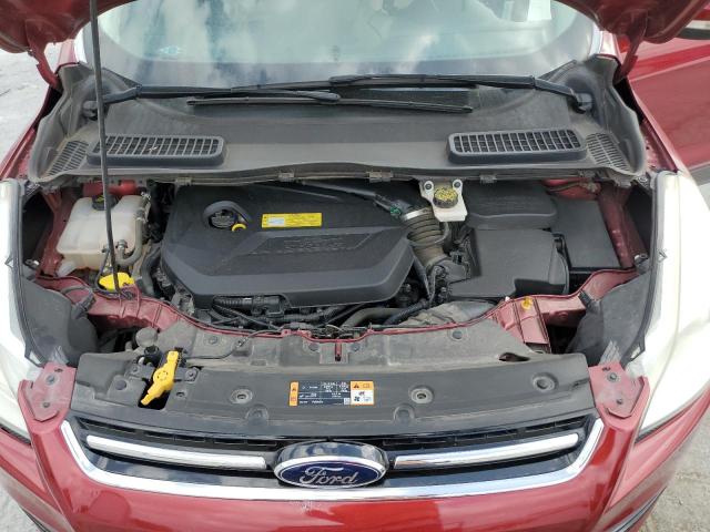 1FMCU0JX9EUA84084 - 2014 FORD ESCAPE TITANIUM RED photo 12