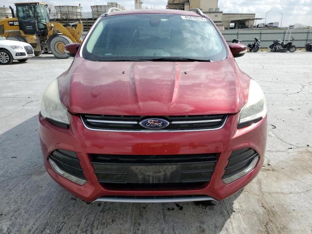 1FMCU0JX9EUA84084 - 2014 FORD ESCAPE TITANIUM RED photo 5