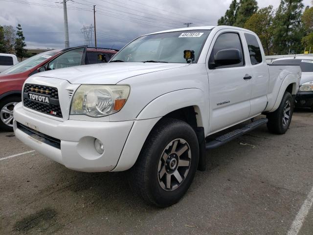 5TEUU42N96Z277874 - 2006 TOYOTA TACOMA ACCESS CAB WHITE photo 1