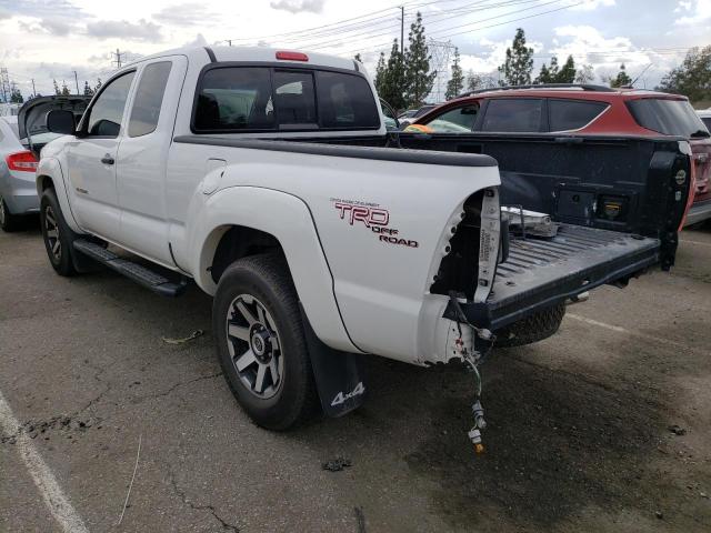 5TEUU42N96Z277874 - 2006 TOYOTA TACOMA ACCESS CAB WHITE photo 2