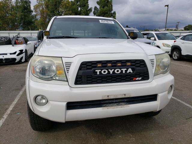 5TEUU42N96Z277874 - 2006 TOYOTA TACOMA ACCESS CAB WHITE photo 5