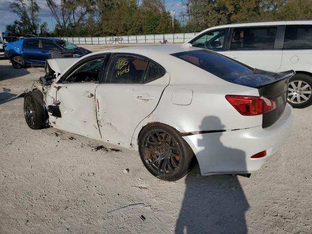 JTHBE262395022586 - 2009 LEXUS IS 350 WHITE photo 2