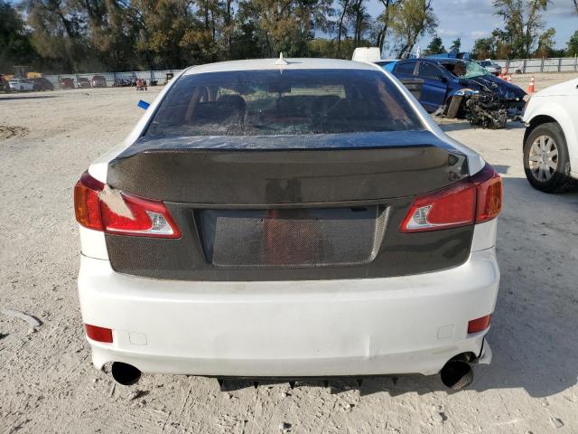 JTHBE262395022586 - 2009 LEXUS IS 350 WHITE photo 6