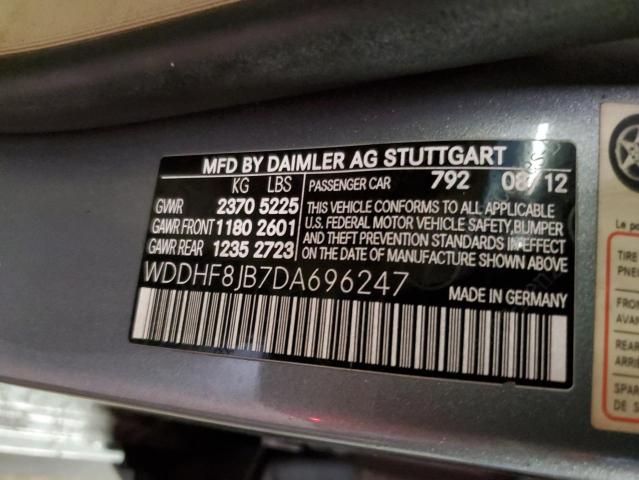 WDDHF8JB7DA696247 - 2013 MERCEDES-BENZ E 350 4MATIC SILVER photo 13