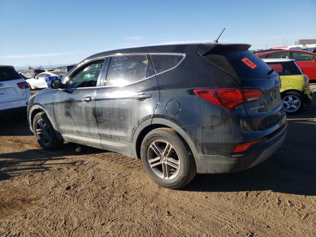 5NMZTDLB3JH093472 - 2018 HYUNDAI SANTA FE S BLACK photo 2