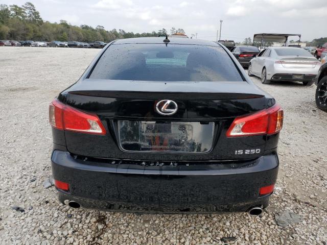 JTHBF5C26C5174419 - 2012 LEXUS IS 250 BLACK photo 6