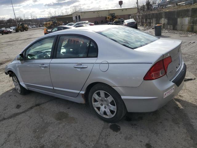 2HGFA16506H528210 - 2006 HONDA CIVIC LX SILVER photo 2