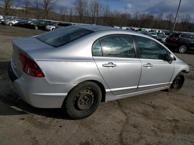 2HGFA16506H528210 - 2006 HONDA CIVIC LX SILVER photo 3