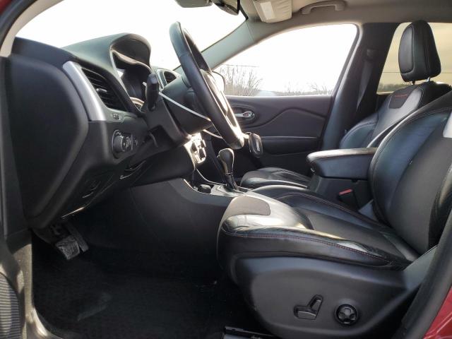 1C4PJMBS2EW185738 - 2014 JEEP CHEROKEE TRAILHAWK RED photo 7