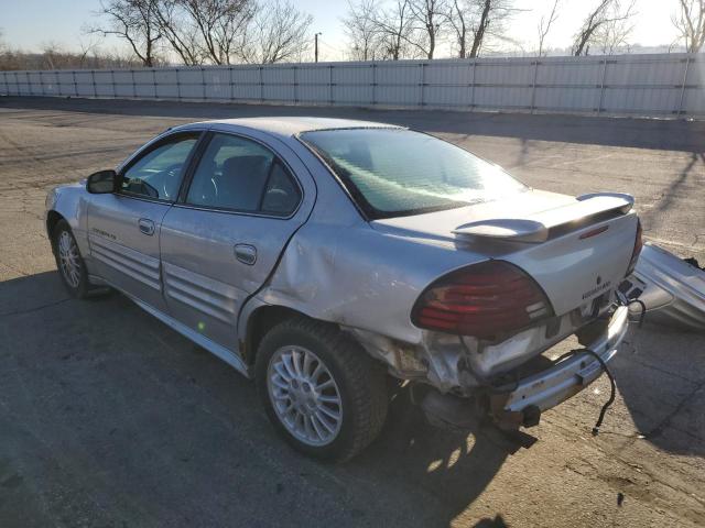 1G2NF52E71M548828 - 2001 PONTIAC GRAND AM SE1 SILVER photo 2