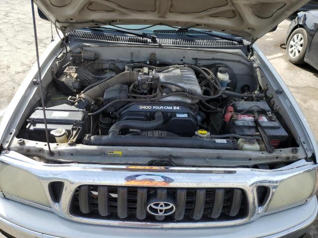 5TEGN92N54Z417830 - 2004 TOYOTA TACOMA DOUBLE CAB PRERUNNER SILVER photo 11