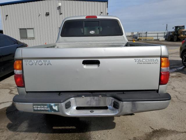 5TEGN92N54Z417830 - 2004 TOYOTA TACOMA DOUBLE CAB PRERUNNER SILVER photo 6
