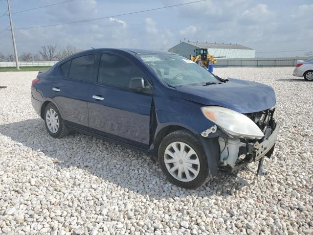 3N1CN7AP0EK461236 - 2014 NISSAN VERSA S BLUE photo 4