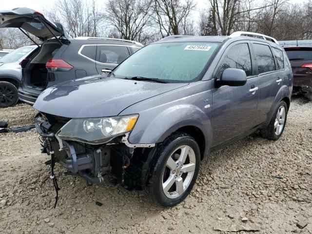 JA4MT41X78Z011686 - 2008 MITSUBISHI OUTLANDER XLS GRAY photo 1