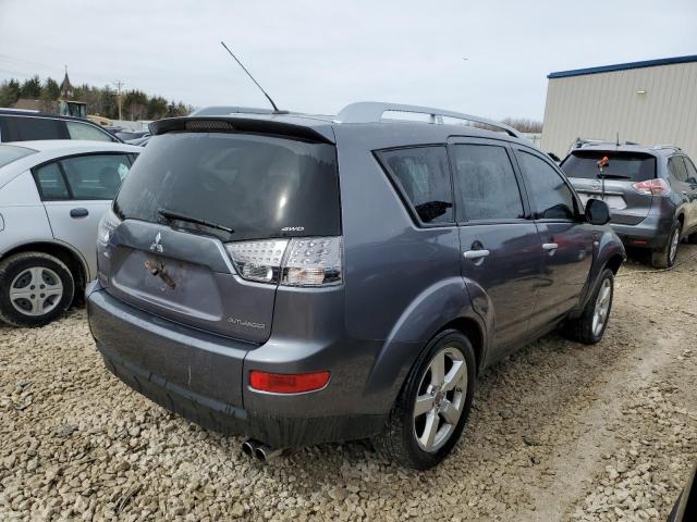 JA4MT41X78Z011686 - 2008 MITSUBISHI OUTLANDER XLS GRAY photo 3