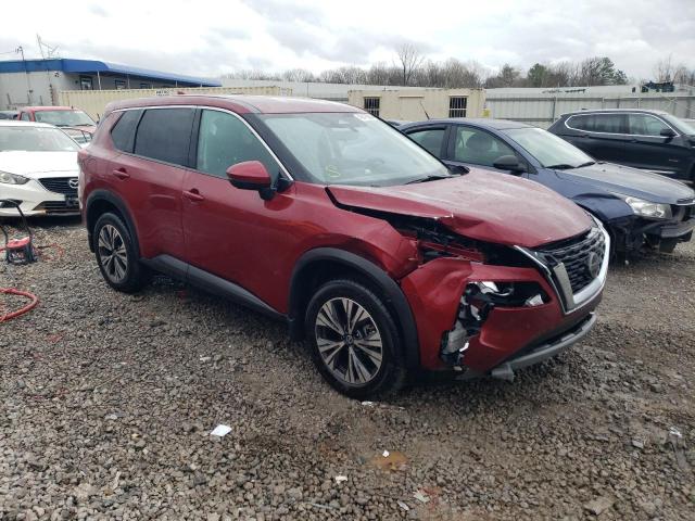 JN8AT3BA3MW006868 - 2021 NISSAN ROGUE SV RED photo 4