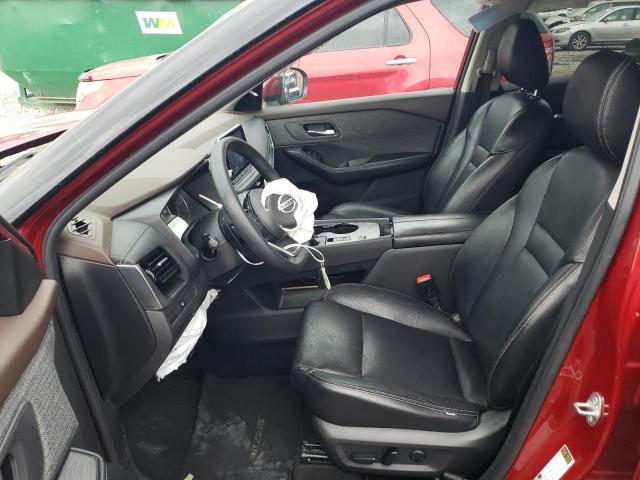 JN8AT3BA3MW006868 - 2021 NISSAN ROGUE SV RED photo 7