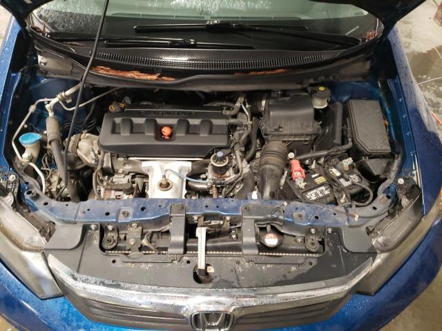 19XFB2F82CE059026 - 2012 HONDA CIVIC EX BLUE photo 11