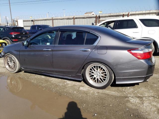 1HGCR2F57EA184776 - 2014 HONDA ACCORD SPORT GRAY photo 2