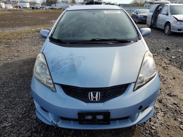 JHMGE87499S037300 - 2009 HONDA FIT SPORT BLUE photo 5