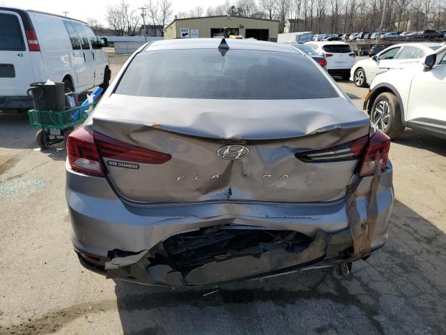 KMHD84LF5LU076713 - 2020 HYUNDAI ELANTRA SEL GRAY photo 6