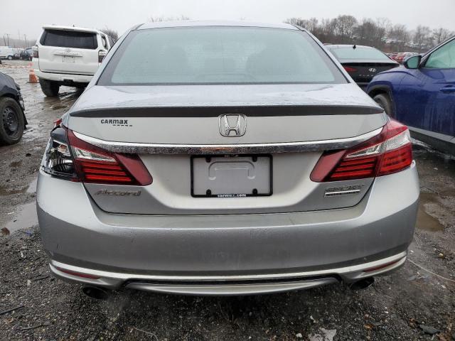 1HGCR2F15HA304320 - 2017 HONDA ACCORD SPORT SPECIAL EDITION SILVER photo 6