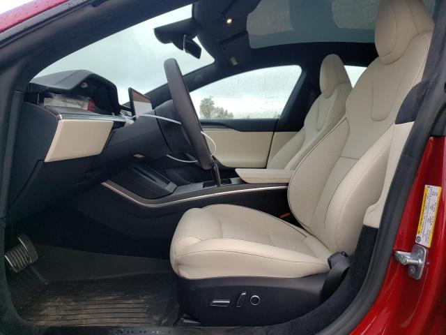5YJSA1E68PF530060 - 2023 TESLA MODEL S 红色 照片 7