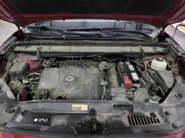 5TDHZRBH1LS510049 - 2020 TOYOTA HIGHLANDER XLE RED photo 12