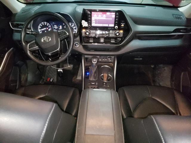 5TDHZRBH1LS510049 - 2020 TOYOTA HIGHLANDER XLE RED photo 8