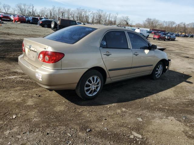 1NXBR32E65Z391238 - 2005 TOYOTA COROLLA CE GOLD photo 3