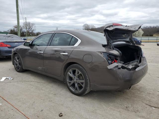 1N4AA5AP5DC814942 - 2013 NISSAN MAXIMA S GRAY photo 2