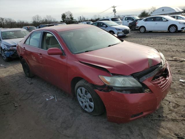 4T1BE46K67U121821 - 2007 TOYOTA CAMRY CE RED photo 4