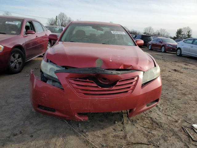 4T1BE46K67U121821 - 2007 TOYOTA CAMRY CE RED photo 5