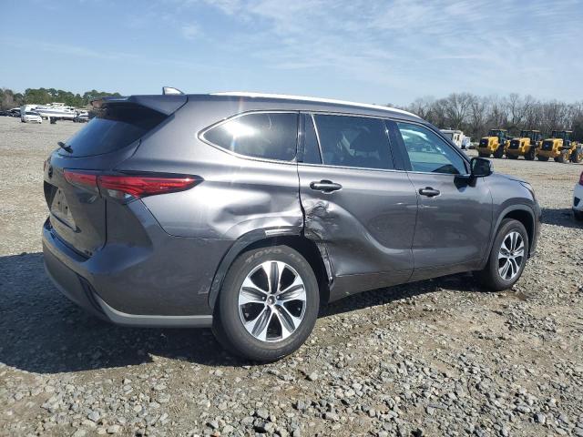 5TDHZRAH4NS545270 - 2022 TOYOTA HIGHLANDER XLE 灰色 照片 3