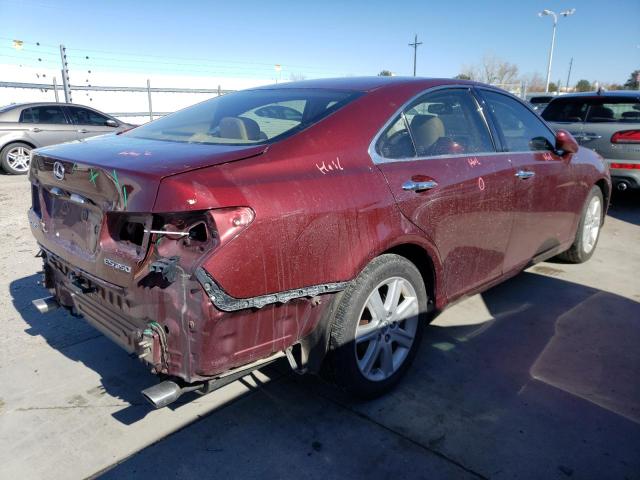 JTHBJ46G282227044 - 2008 LEXUS ES 350 BURGUNDY photo 3