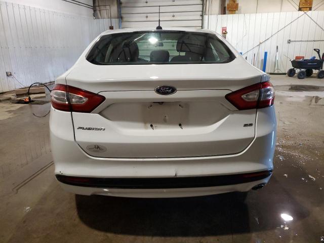 3FA6P0H79GR334003 - 2016 FORD FUSION SE WHITE photo 6