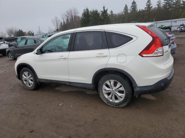 2HKRM4H72EH103760 - 2014 HONDA CR-V EXL WHITE photo 2