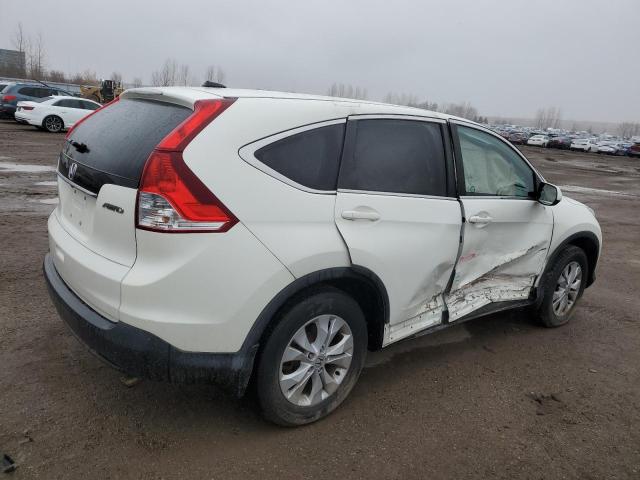 2HKRM4H72EH103760 - 2014 HONDA CR-V EXL WHITE photo 3