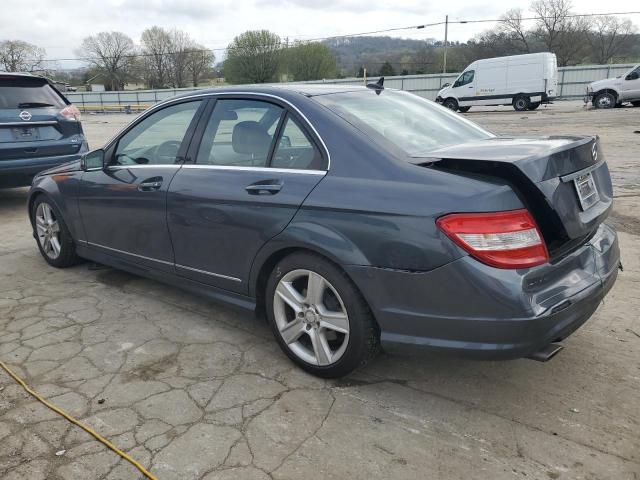 WDDGF8BB5BR159062 - 2011 MERCEDES-BENZ C 300 4MATIC GRAY photo 2