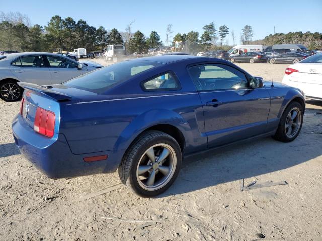 1ZVHT80N285145122 - 2008 FORD MUSTANG BLUE photo 3