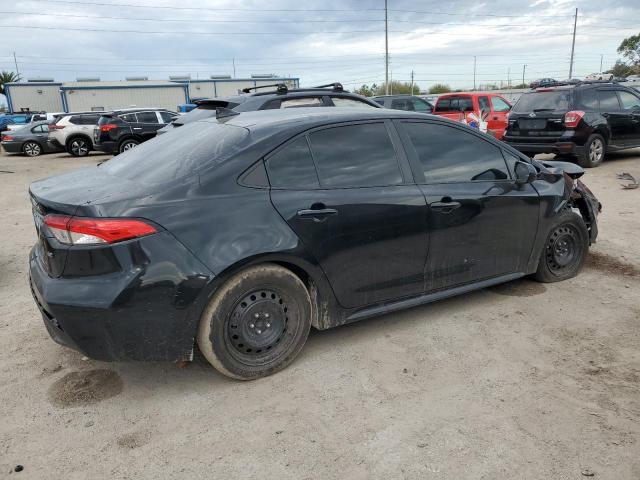 5YFEPMAE7MP171634 - 2021 TOYOTA COROLLA LE BLACK photo 3