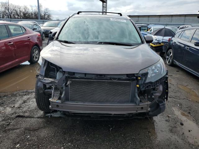 2HKRM4H72EH670423 - 2014 HONDA CR-V EXL GRAY photo 5