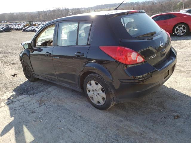 3N1BC13E07L393804 - 2007 NISSAN VERSA S BLACK photo 2