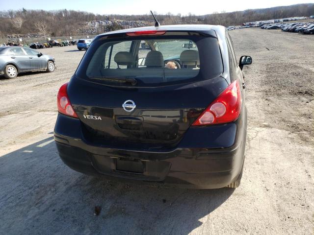 3N1BC13E07L393804 - 2007 NISSAN VERSA S BLACK photo 6