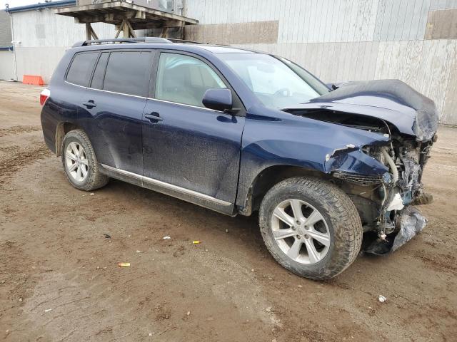 5TDBK3EHXDS232191 - 2013 TOYOTA HIGHLANDER BASE BLUE photo 4