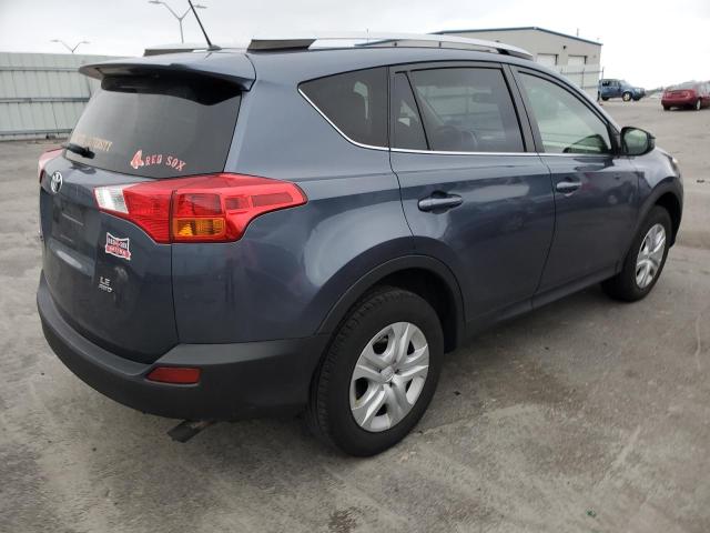 JTMBFREVXDD028533 - 2013 TOYOTA RAV4 LE BLUE photo 3