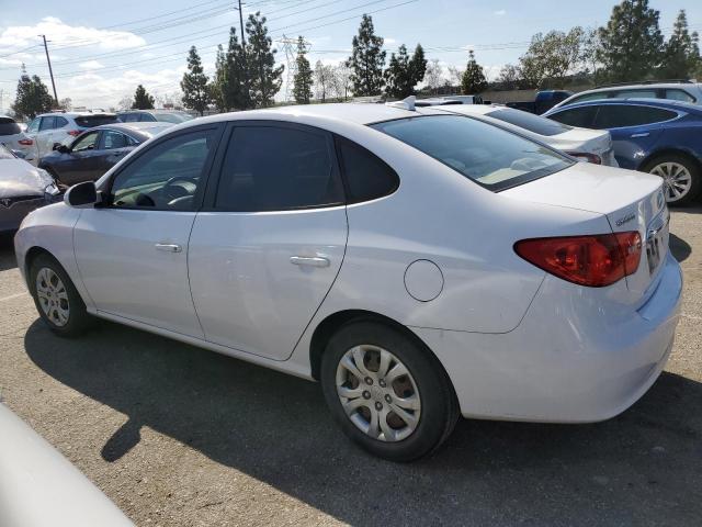 KMHDU4AD6AU116999 - 2010 HYUNDAI ELANTRA BLUE WHITE photo 2