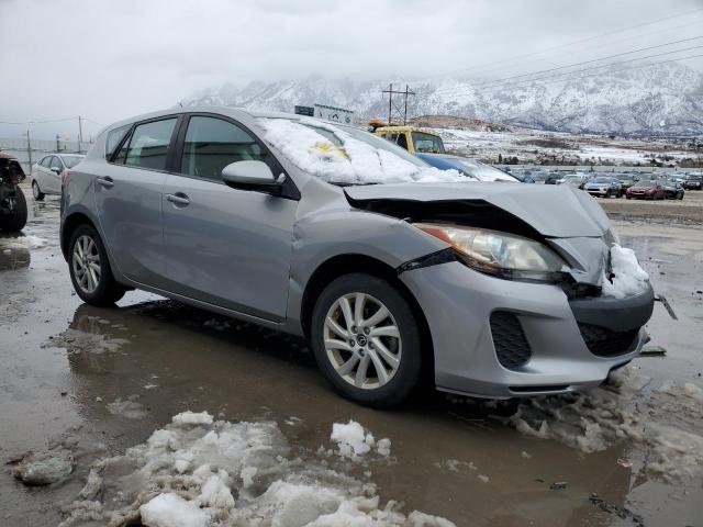 JM1BL1L78D1748882 - 2013 MAZDA 3 I SILVER photo 4